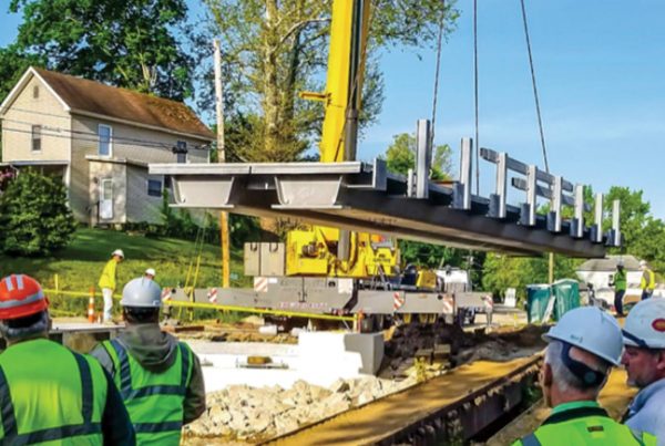 Roseville Ohio Bridge repair using SPS Bridge panels