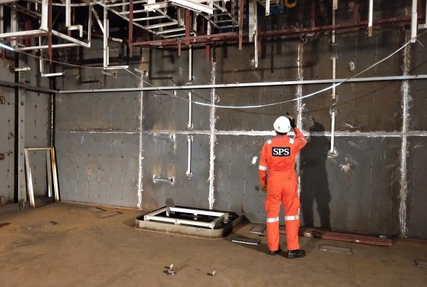 SPS blast protection on FPSO bulkhead