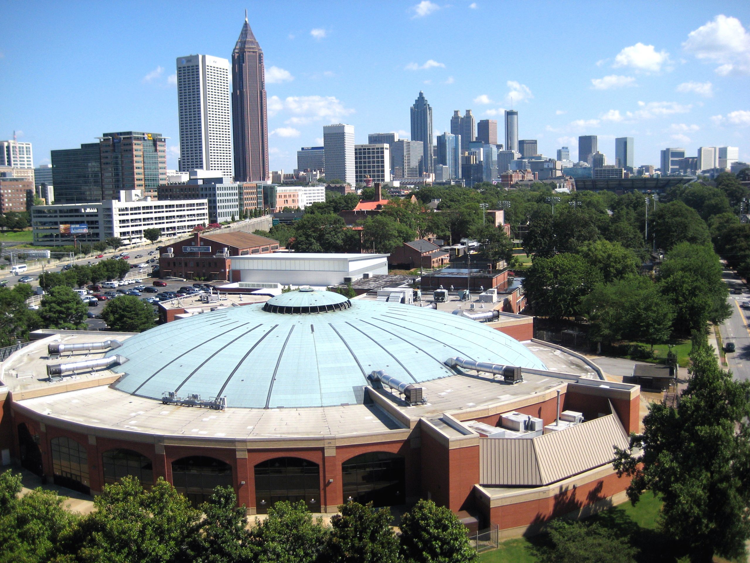 Georgia Tech McCamish Pavilion Exterior Roof