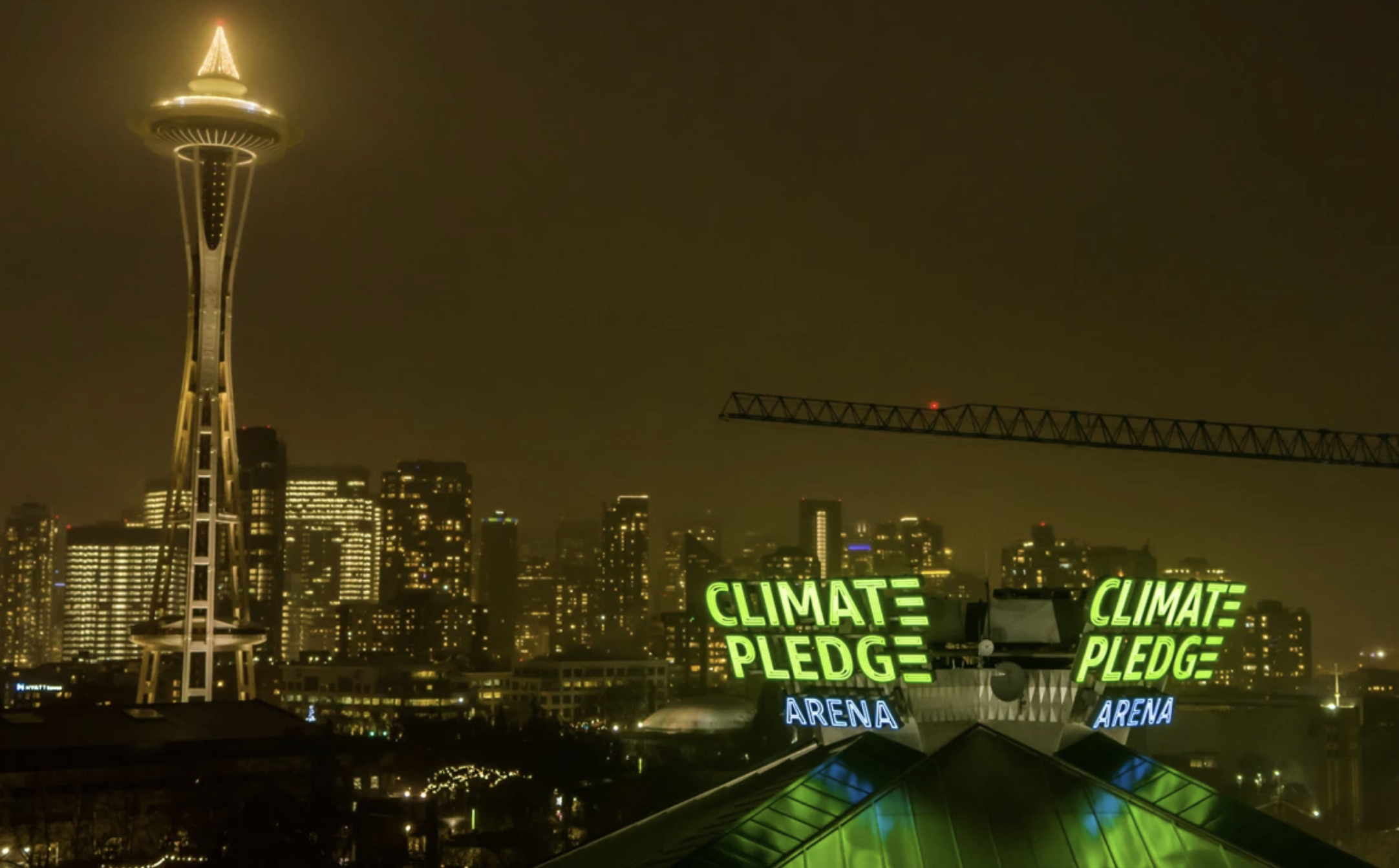 Climate Pledge Arena Signage