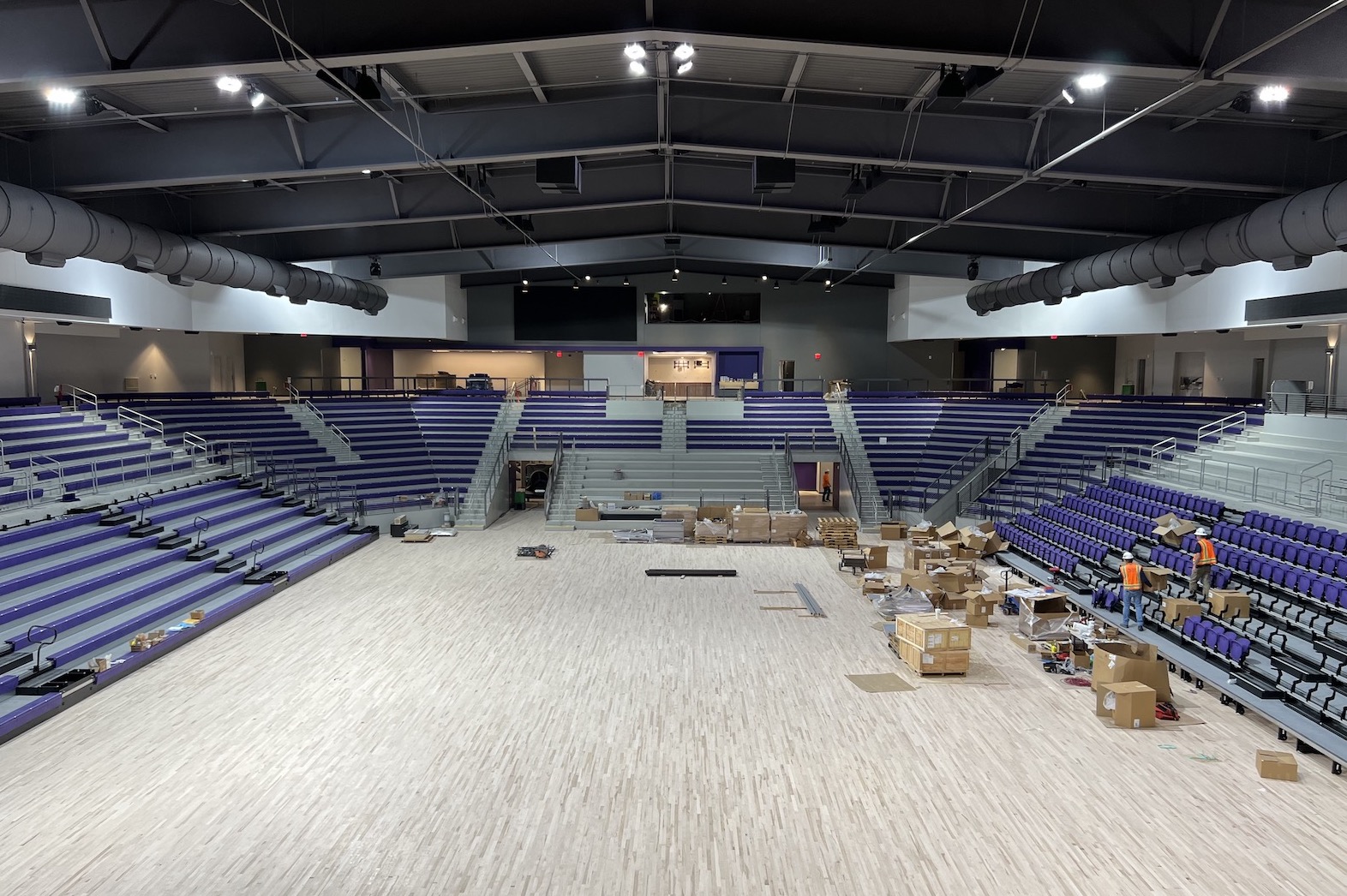 Kansas State Volleyball Arena construction uses SPS decking