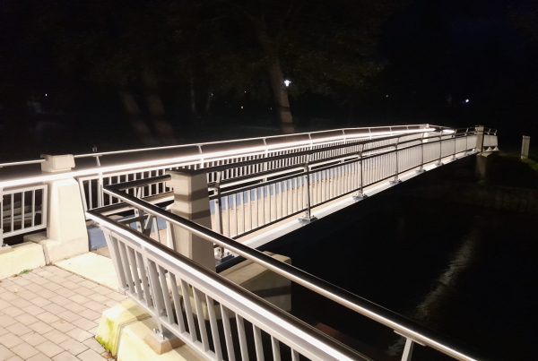 Iserdieck Footbridge utilising SPS composite bridge deck