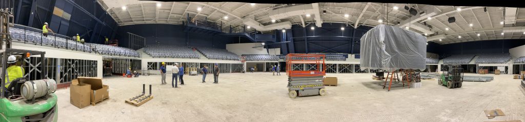 John Glaser Arena Renovation underway John Glaser Arena - Tom Gola Arena Renovation 2024