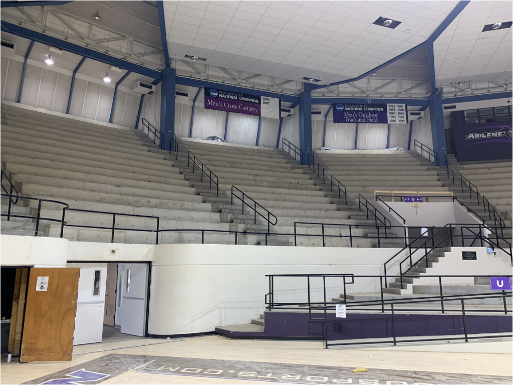 ACU Moody Coliseum before renovation ACU Moody Coliseum before indoor arena renovation