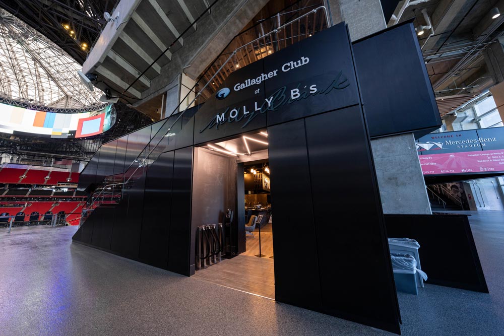 Gallagher Club at Molly Bs - credit - Mercedes Benz AMBSE Stadium upgrade at Mercedes-Benz Atlanta