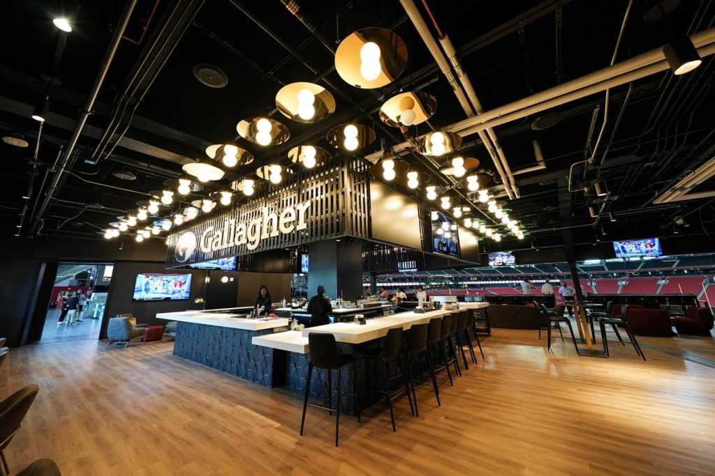 Gallagher Club - credit - Mercedes Benz AMBSE Premium space upgrade at Mercedes Benz Atlanta