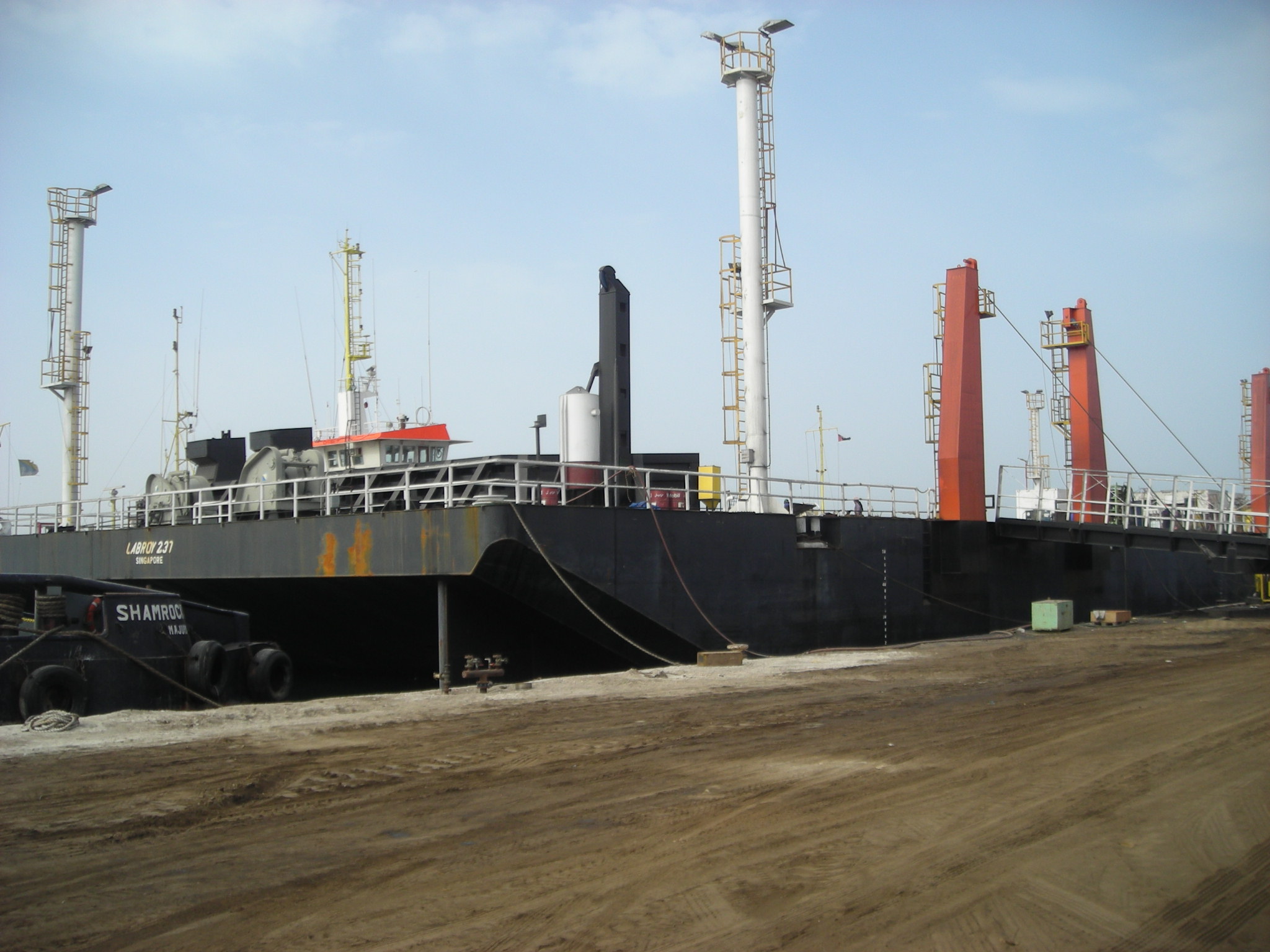 Labroy 237 Land Reclamation Barge