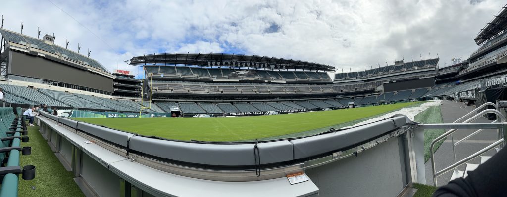 Panoramic view of Lincoln Financial Field